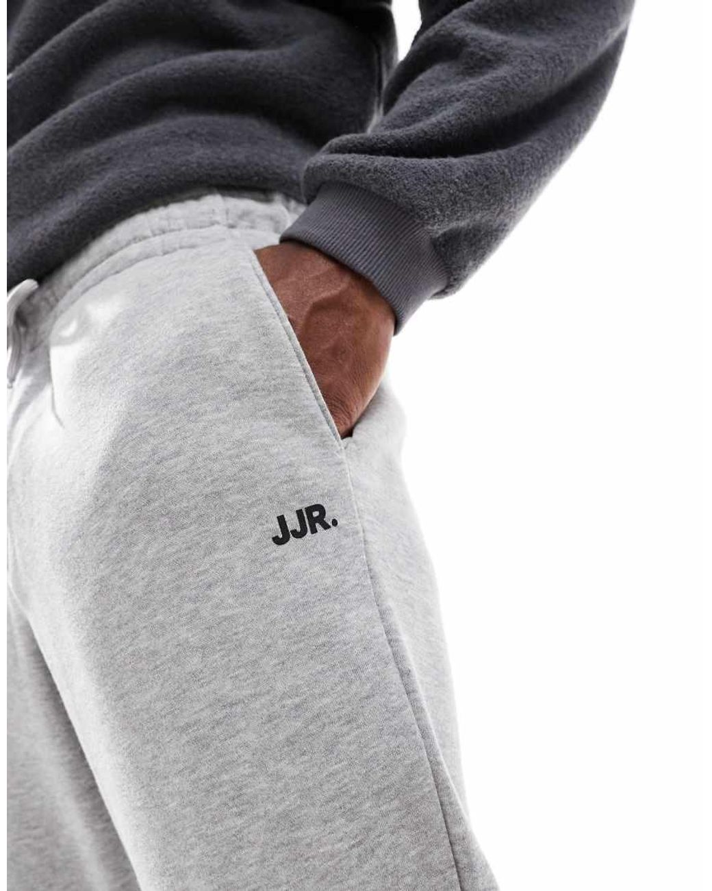 JJ Rebel Gray Slim Fit joggers for men