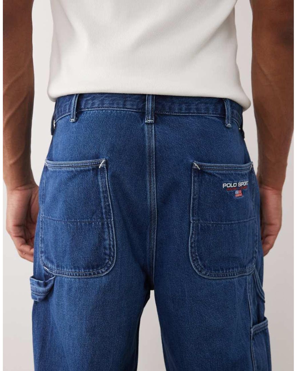 Polo Ralph Lauren Blue Sport Capsule Straight Leg Jeans for men