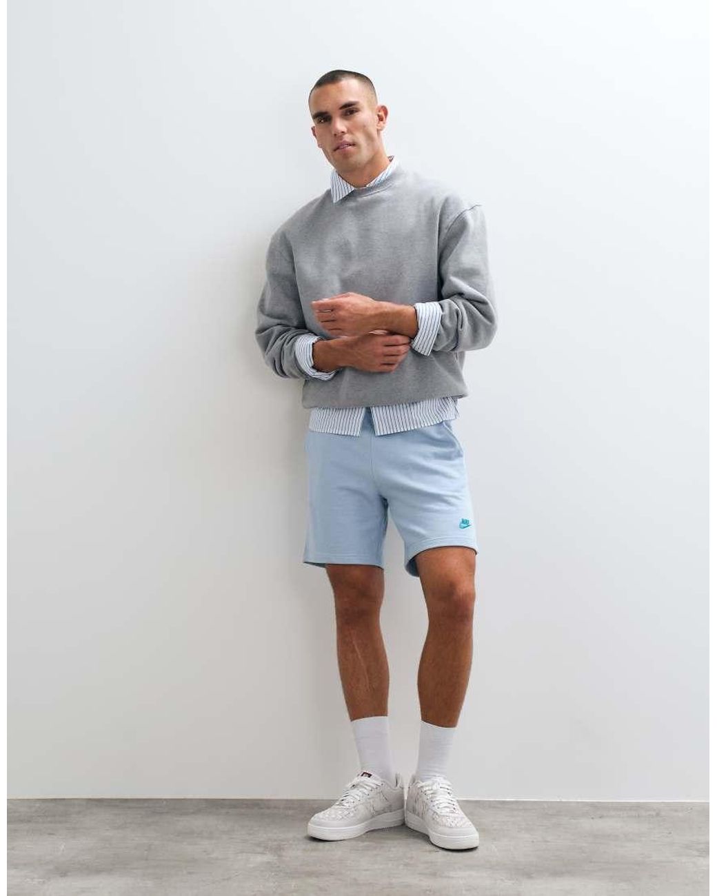 Nike White Jersey Shorts for men