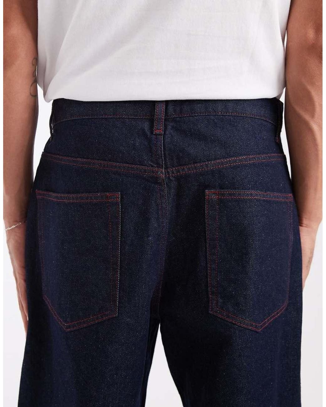 ASOS Blue baggy Jeans for men