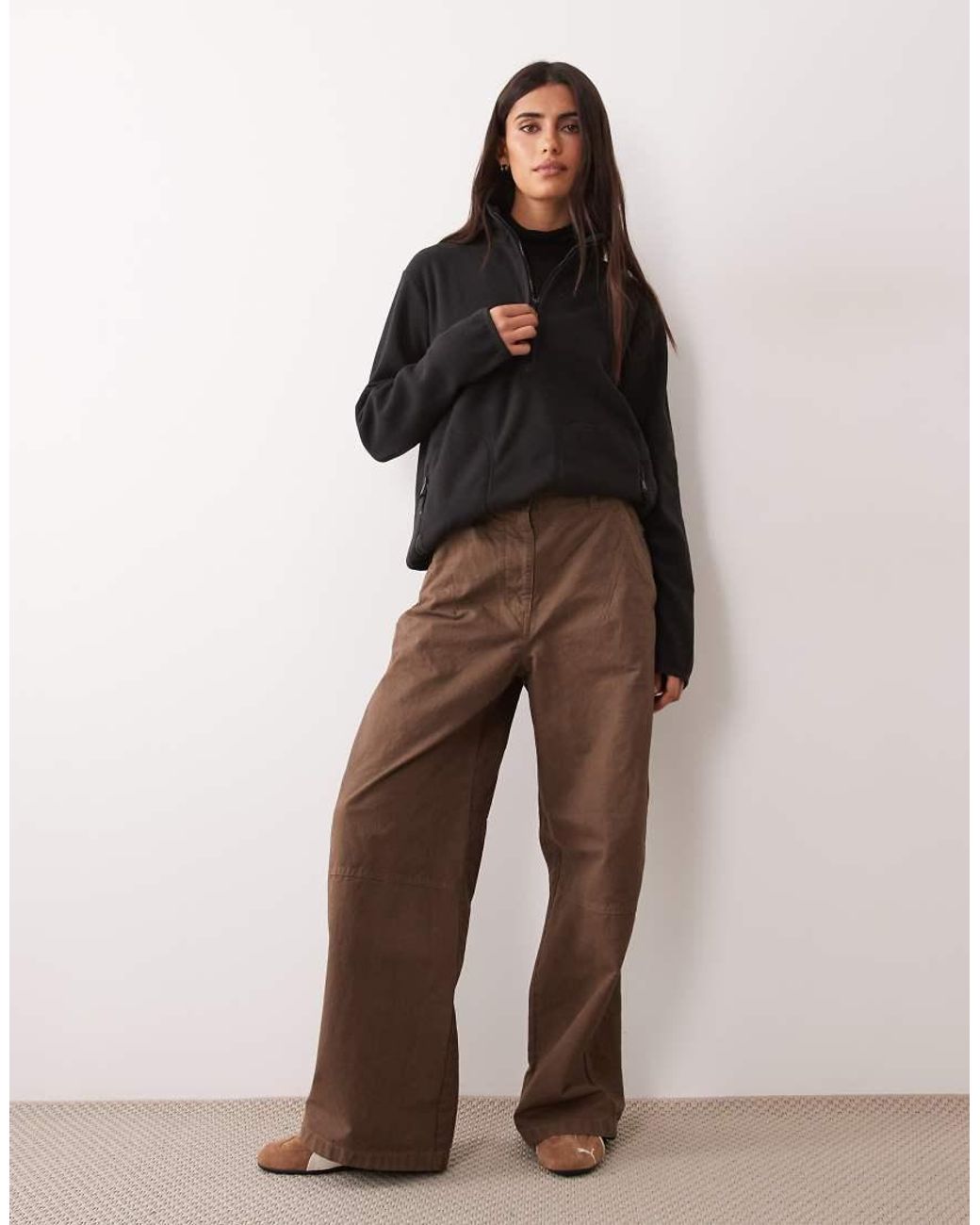 Regatta Brown Lightweight Frankie Half Zip Fleece