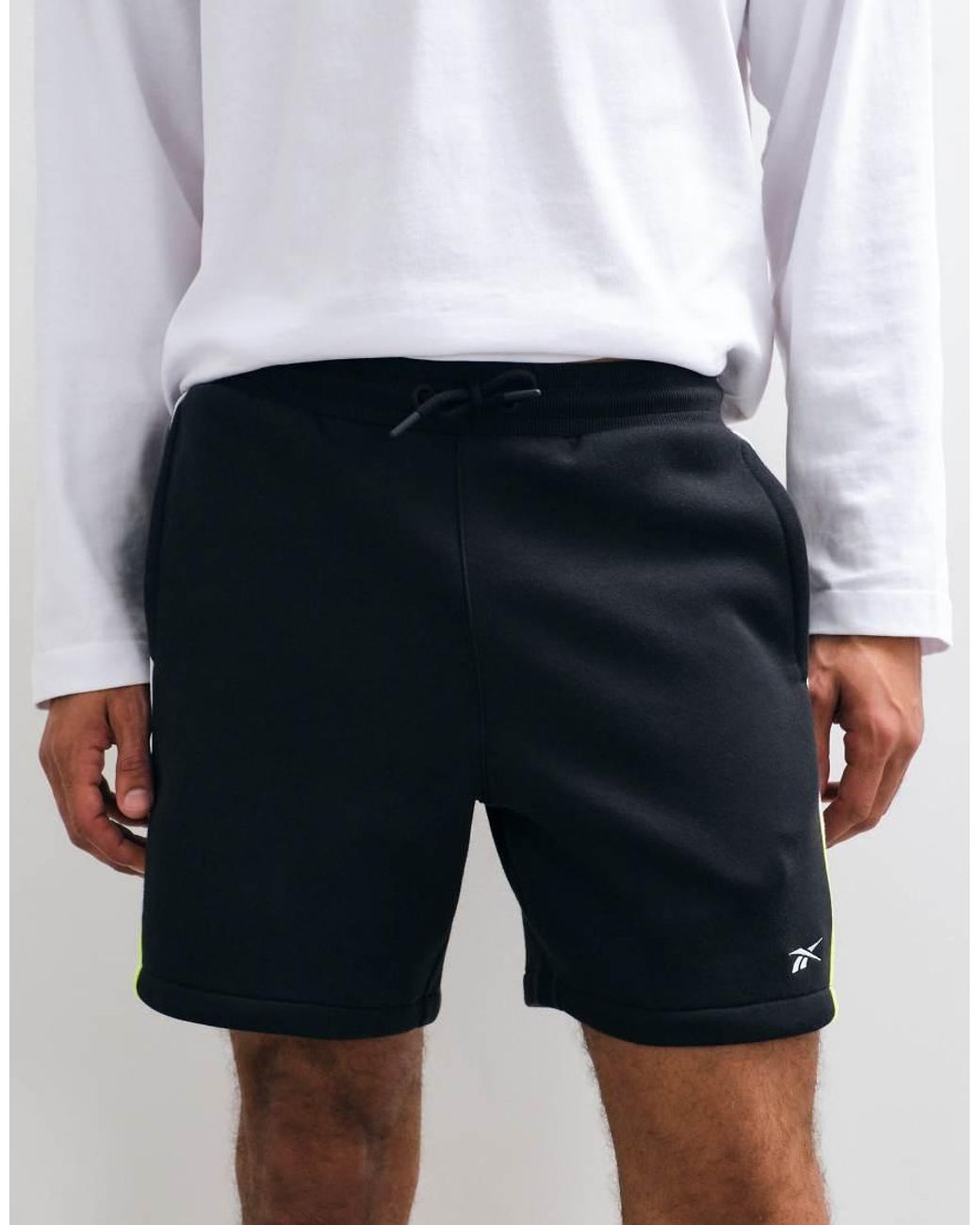 Reebok White Siderwinder Football Sweat 7"" Shorts for men