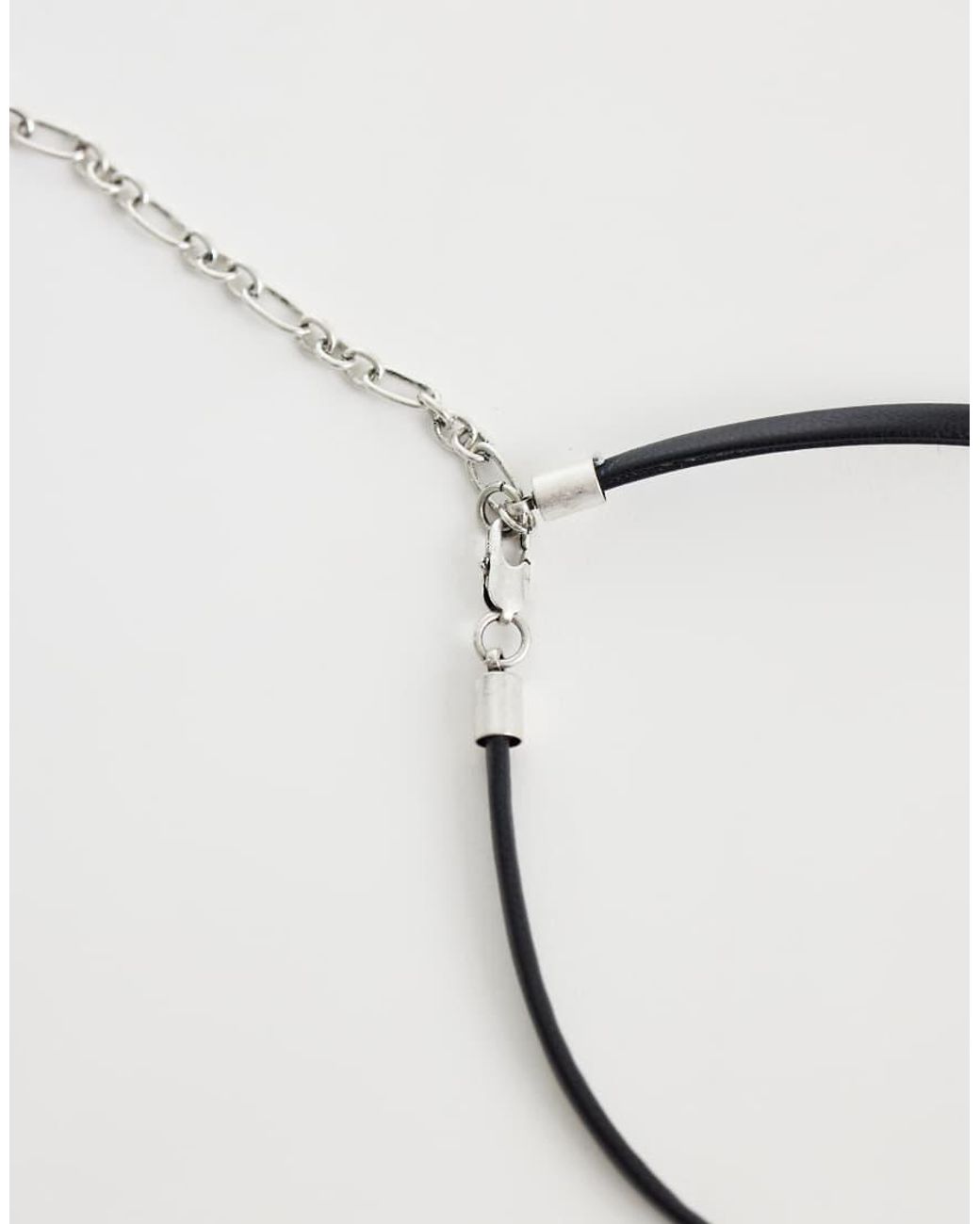 ASOS Metallic Western Bolo Necklace for men