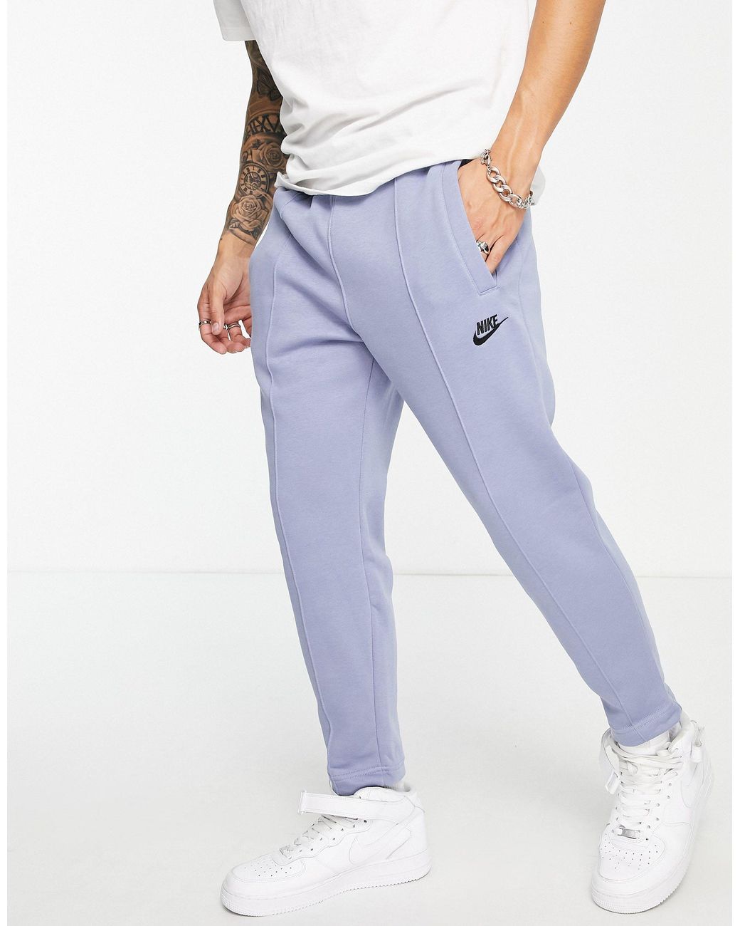 Club - jogger coupe ajustée à logo - ardoise chiné Nike pour homme en  coloris Bleu | Lyst