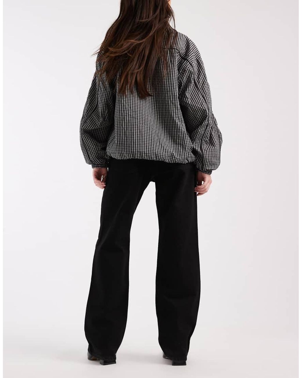 Cotton On Black Curvy 91 Straight Jean