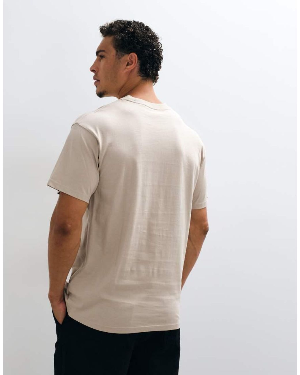 Carhartt Natural Script Embroidery Logo T-shirt for men