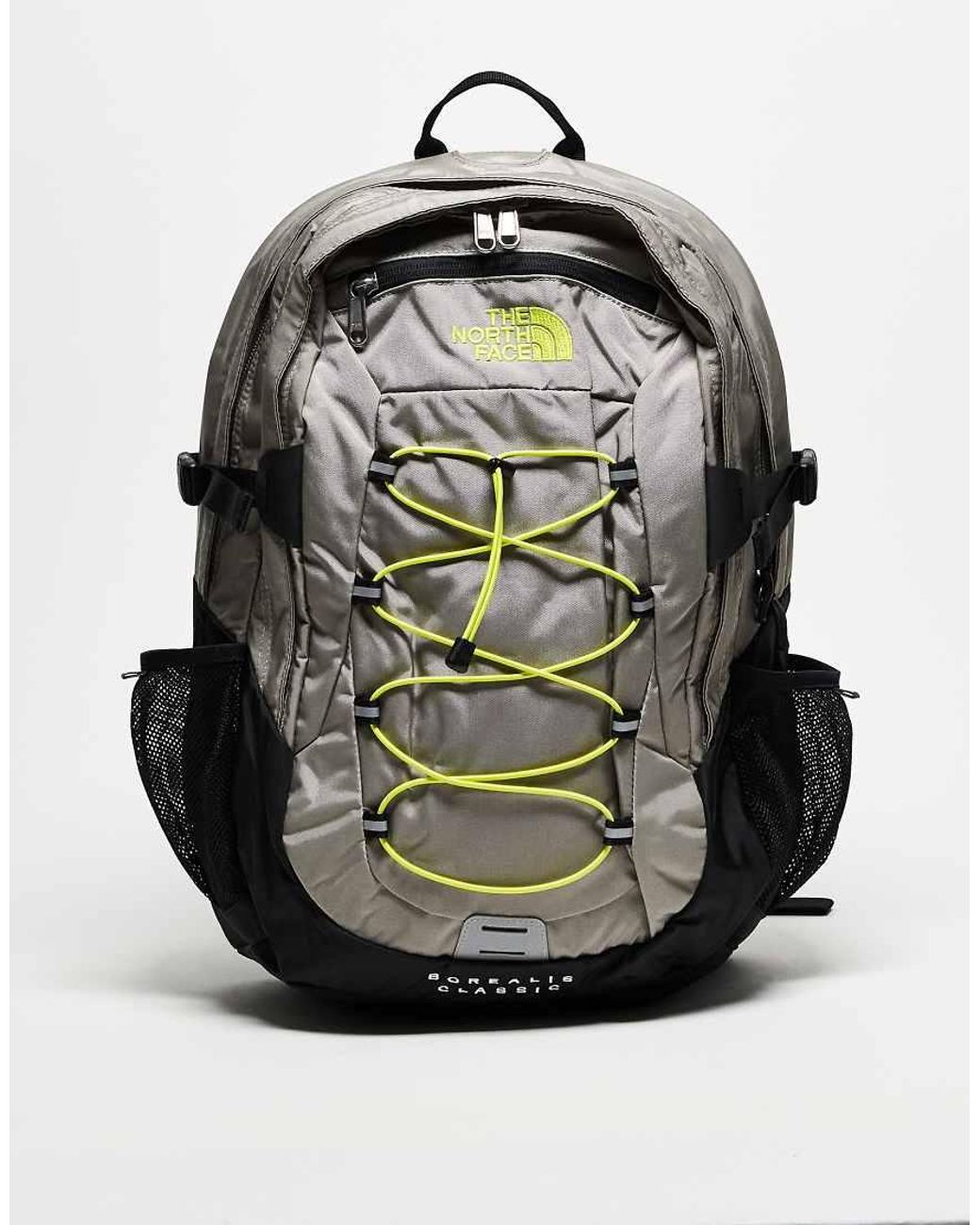 The North Face Gray Borealis Logo Backpack