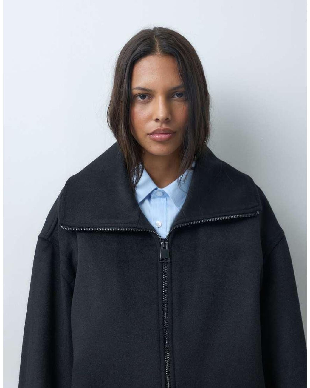 Mango Blue Short Jacket