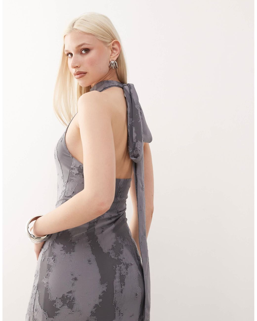 weekday halter dress Halter Maxi Dress