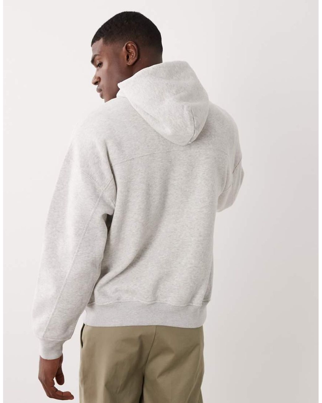 Abercrombie & Fitch Natural Essential Oversized Hoodie for men