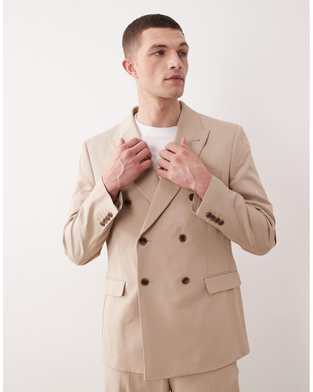 Veste ASOS pour homme en coloris Natural