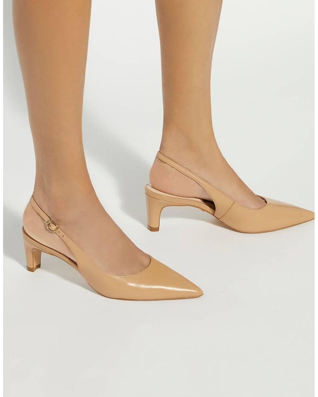 Dune Natural Connection Slingbacks