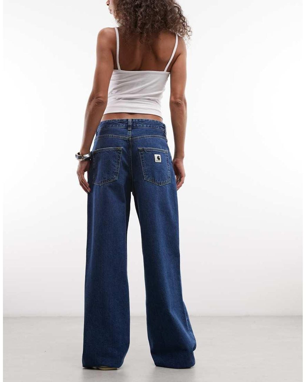 Carhartt Blue Lavine Straight Leg Jeans