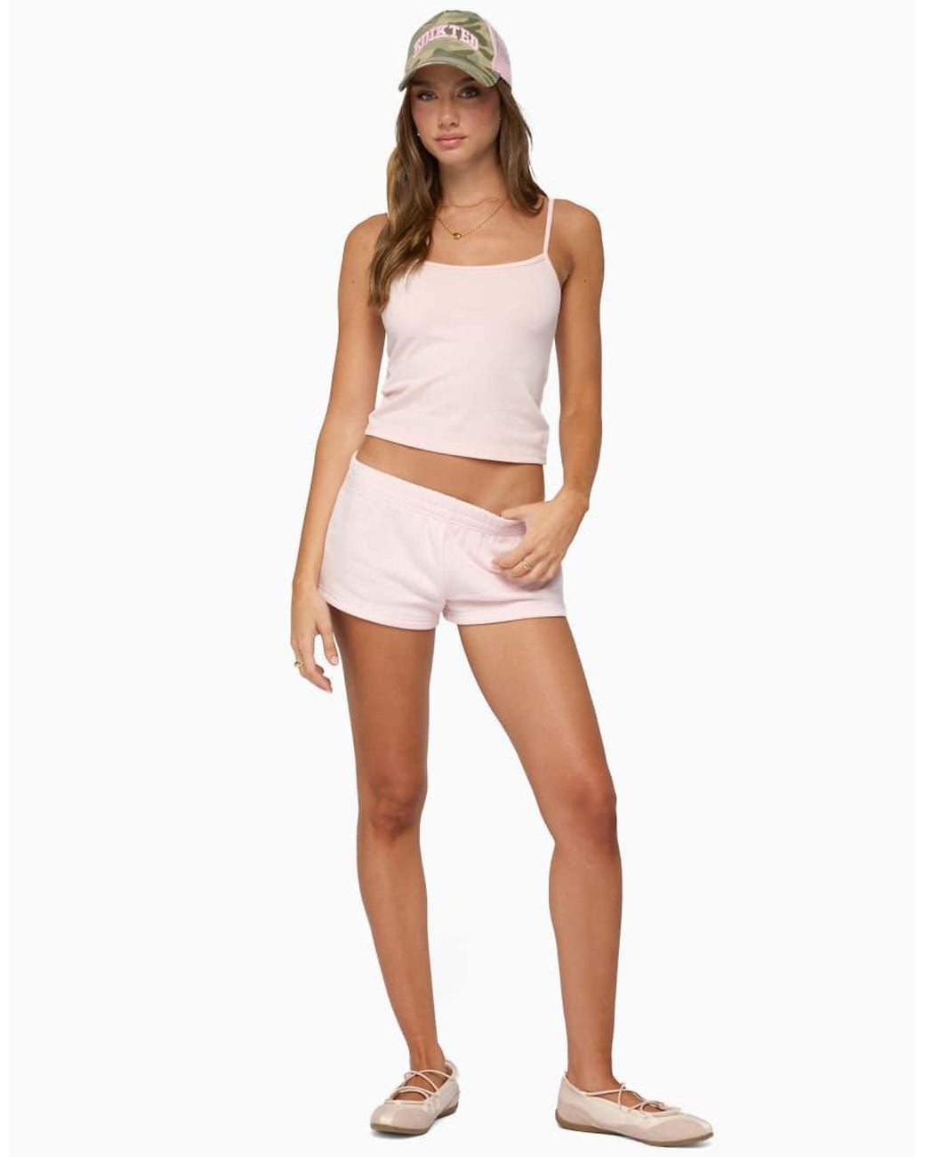 Edikted White Cataleya Tank Top