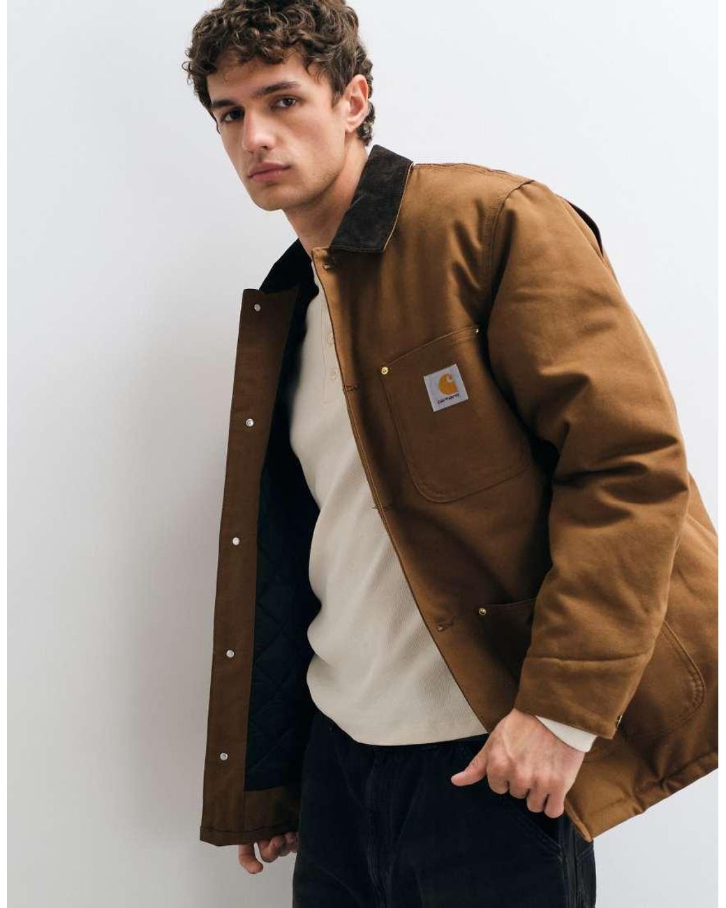 Carhartt Brown Og Chore Coat for men