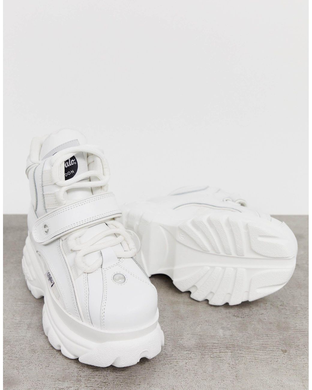 Buffalo high top platform sneakers clearance