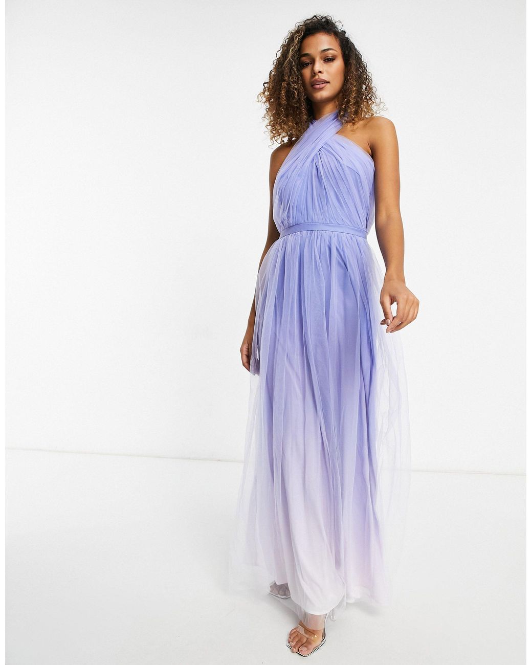 Vestito lungo sfumato hotsell