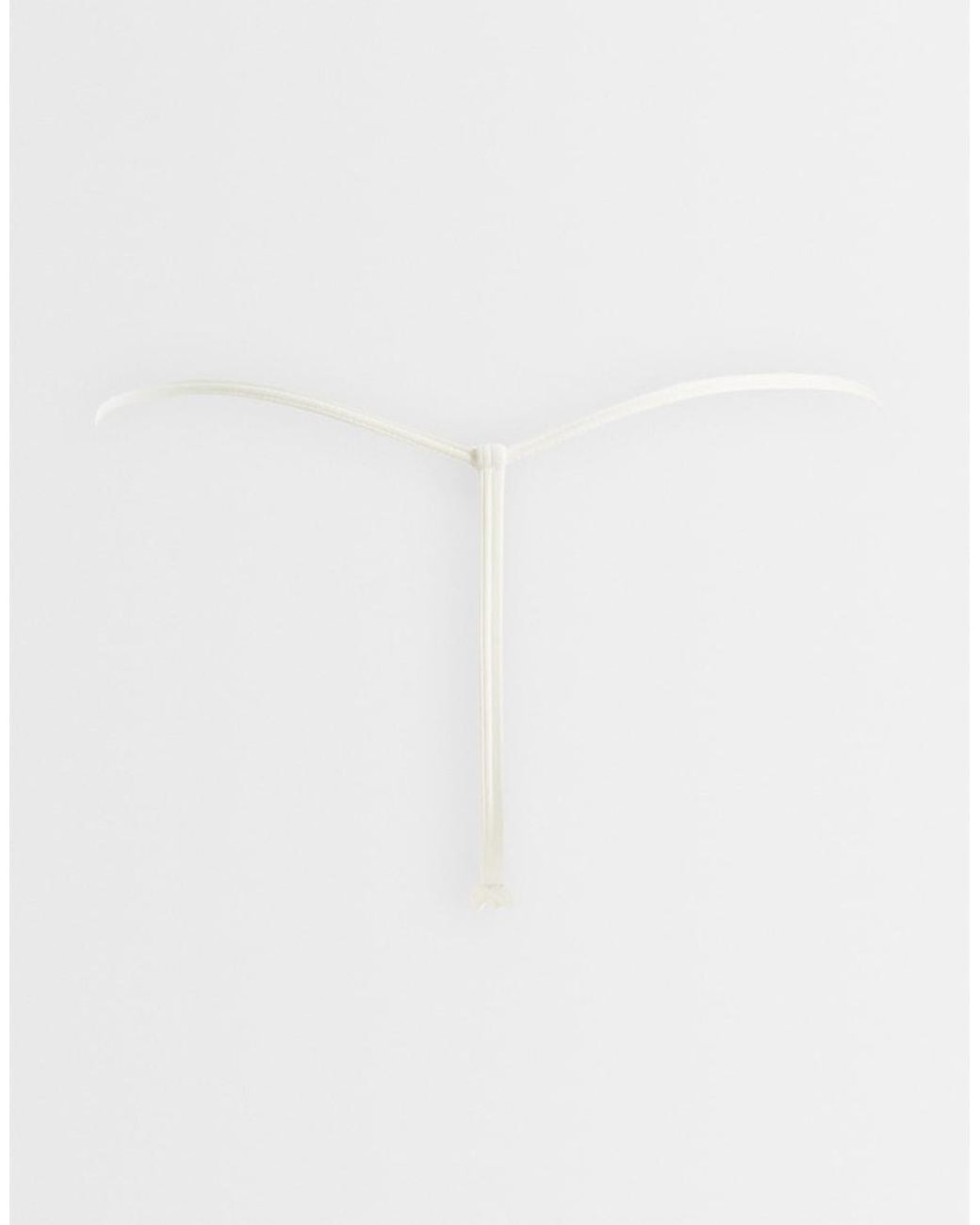 Cotton On White 4 Pack Lace Thong Set