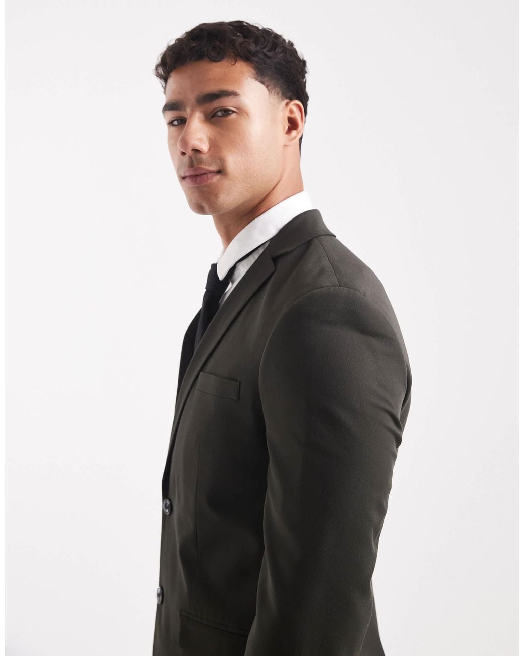 Jack & Jones Gray Super Slim Suit Jacket for men