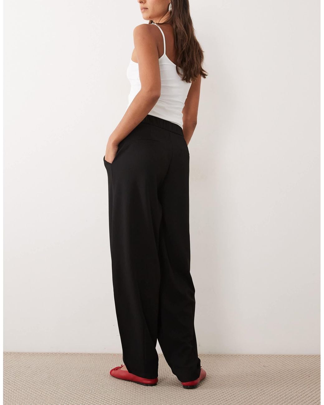 Jdy Black Barrel Pants