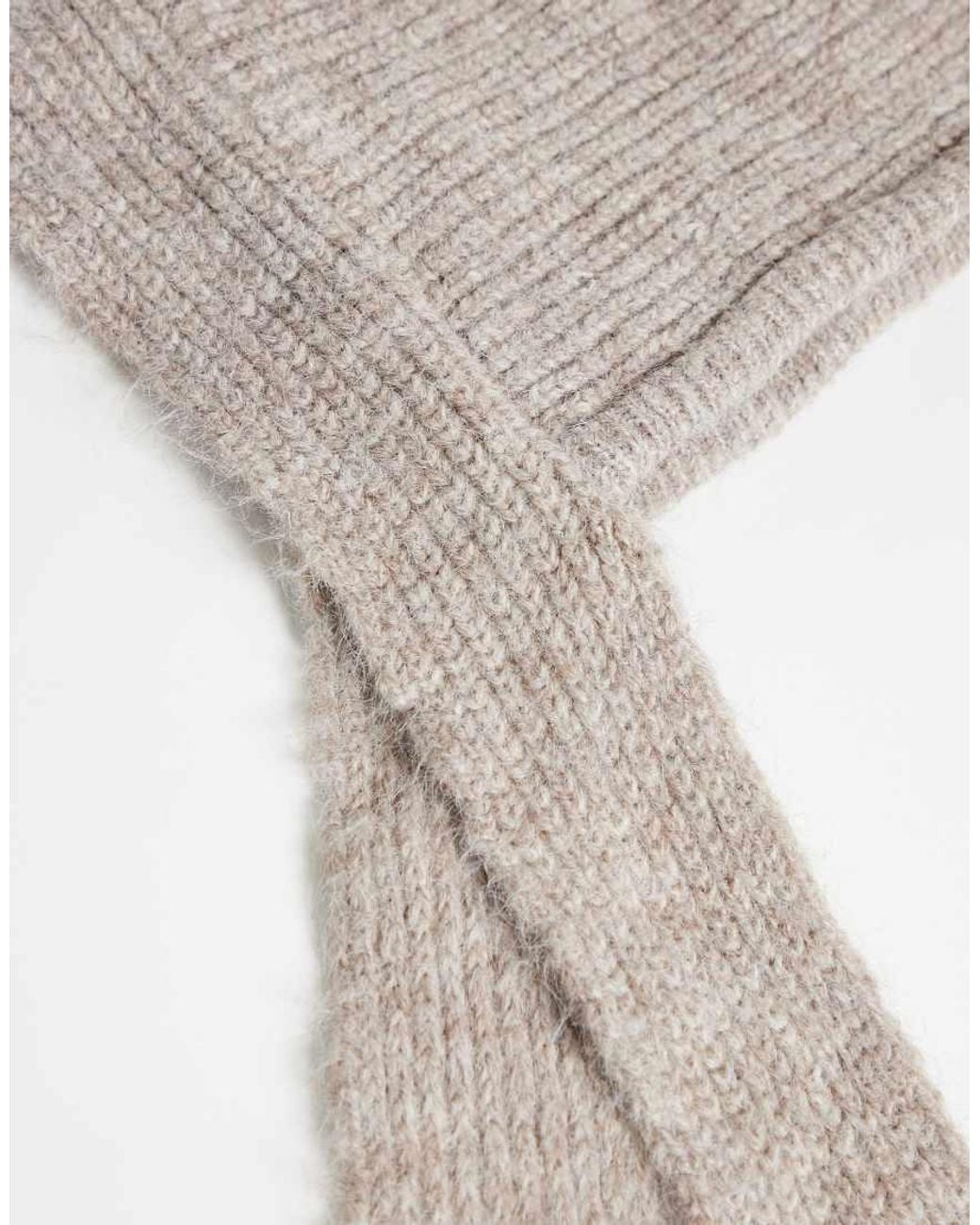ASOS White Knitted Bonnet