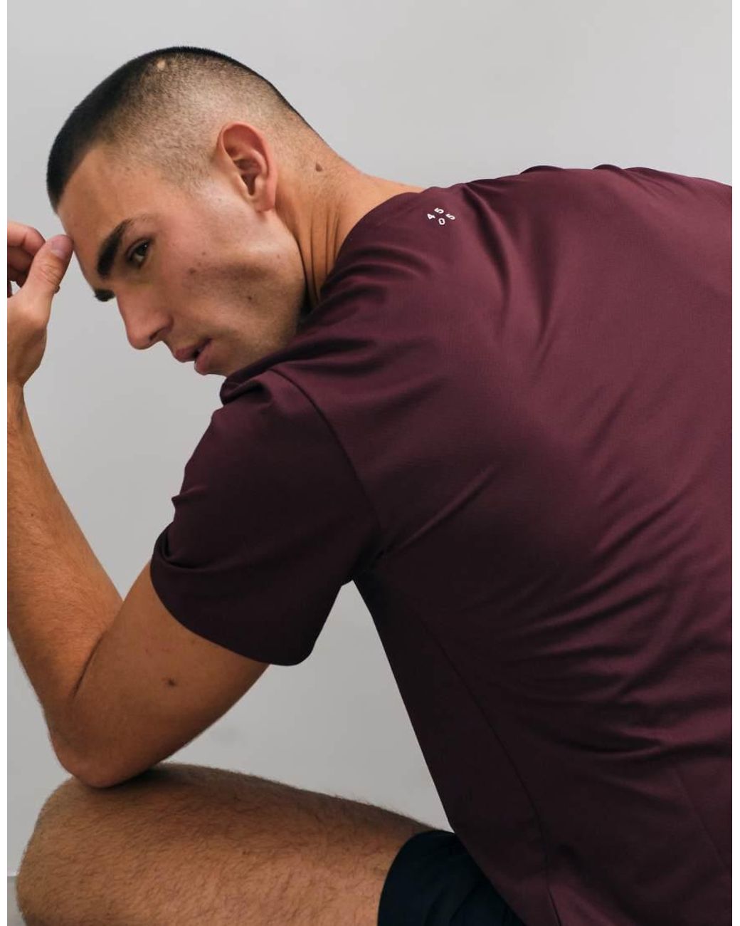 4505 Red Icon Quick Dry Mesh Training T-Shirt for men