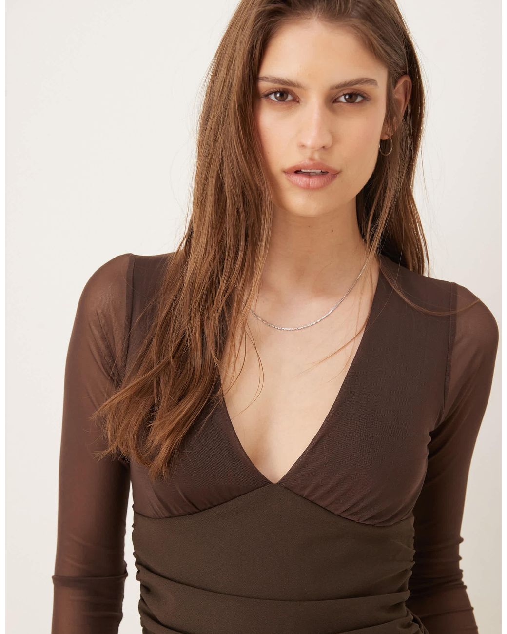 Abercrombie & Fitch Natural – bh-freies oberteil