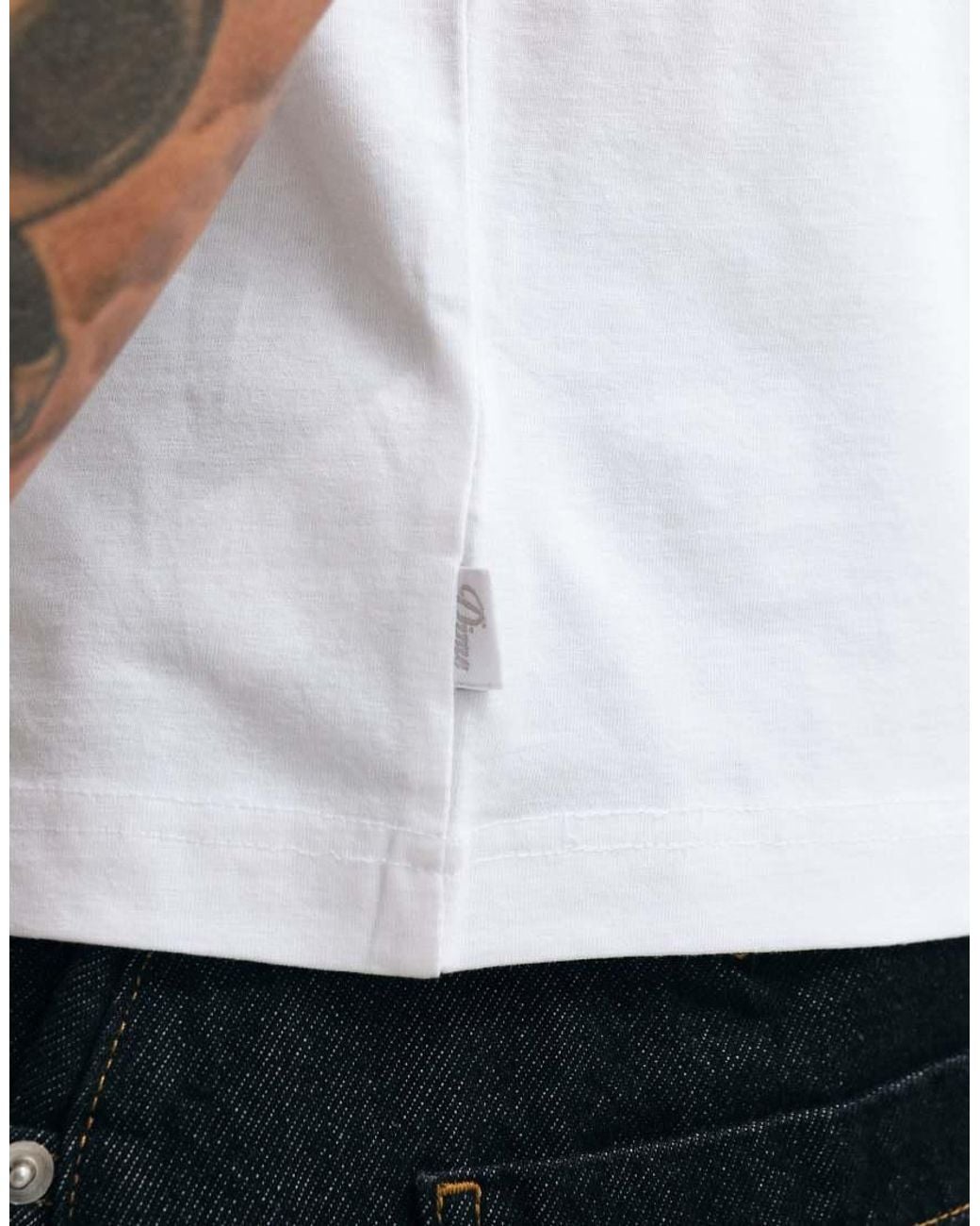 Dime White 2-pack Crewneck T-shirts for men
