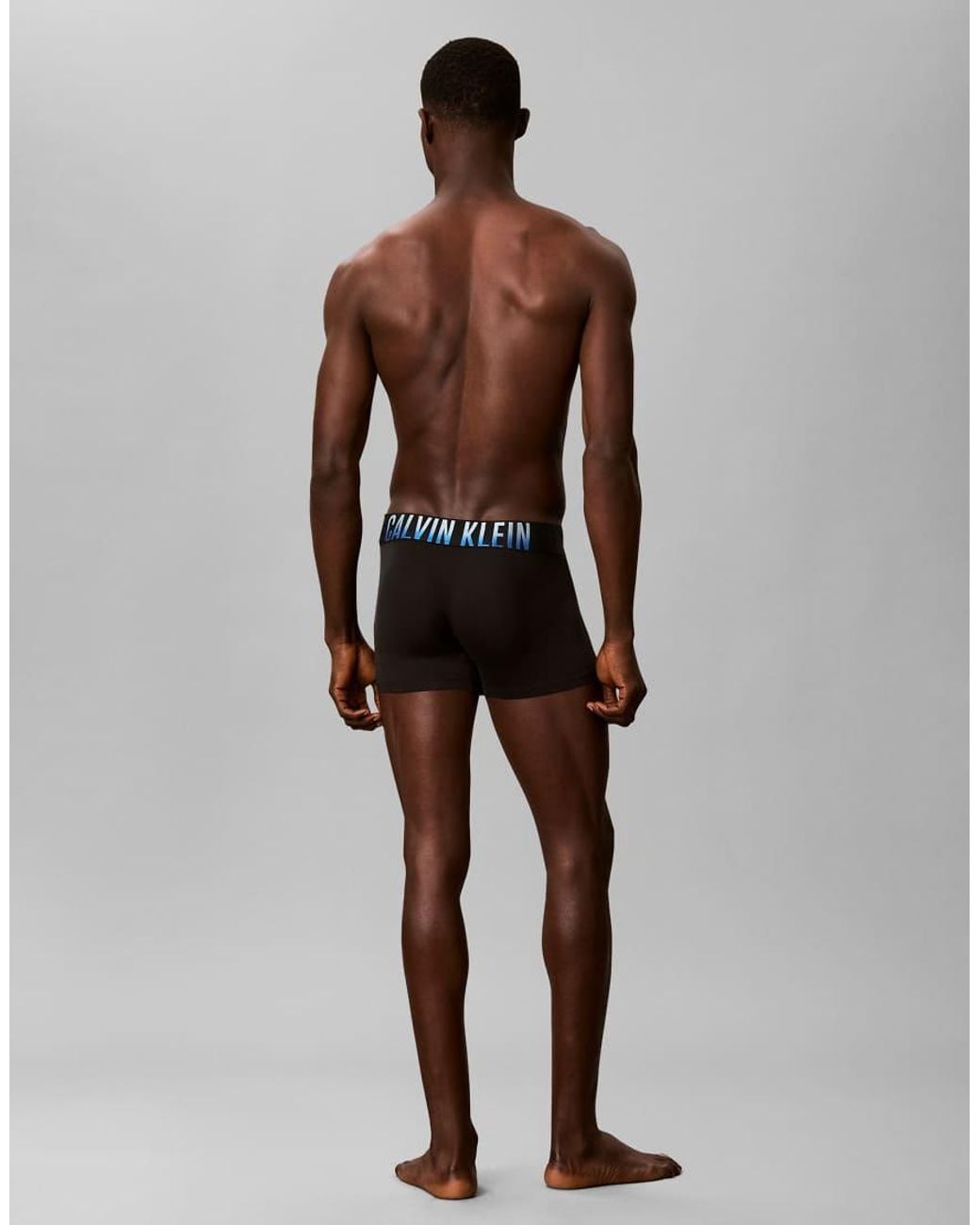 Calvin Klein Black Intense Power Cotton 3 Pack Trunks for men