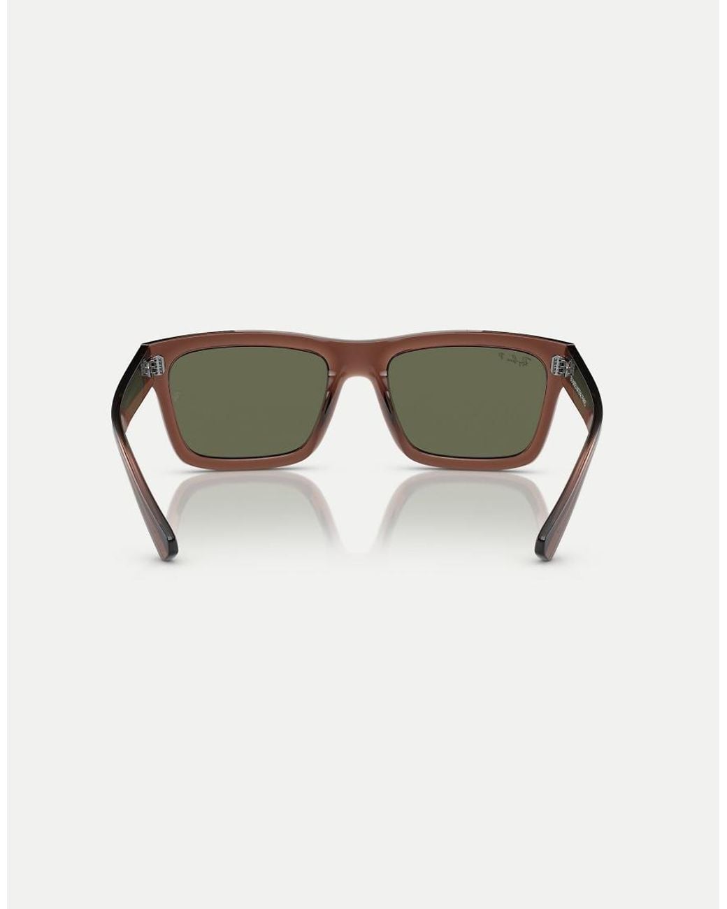 Ray-Ban Natural Warren Rectangle Polarised Sunglasses