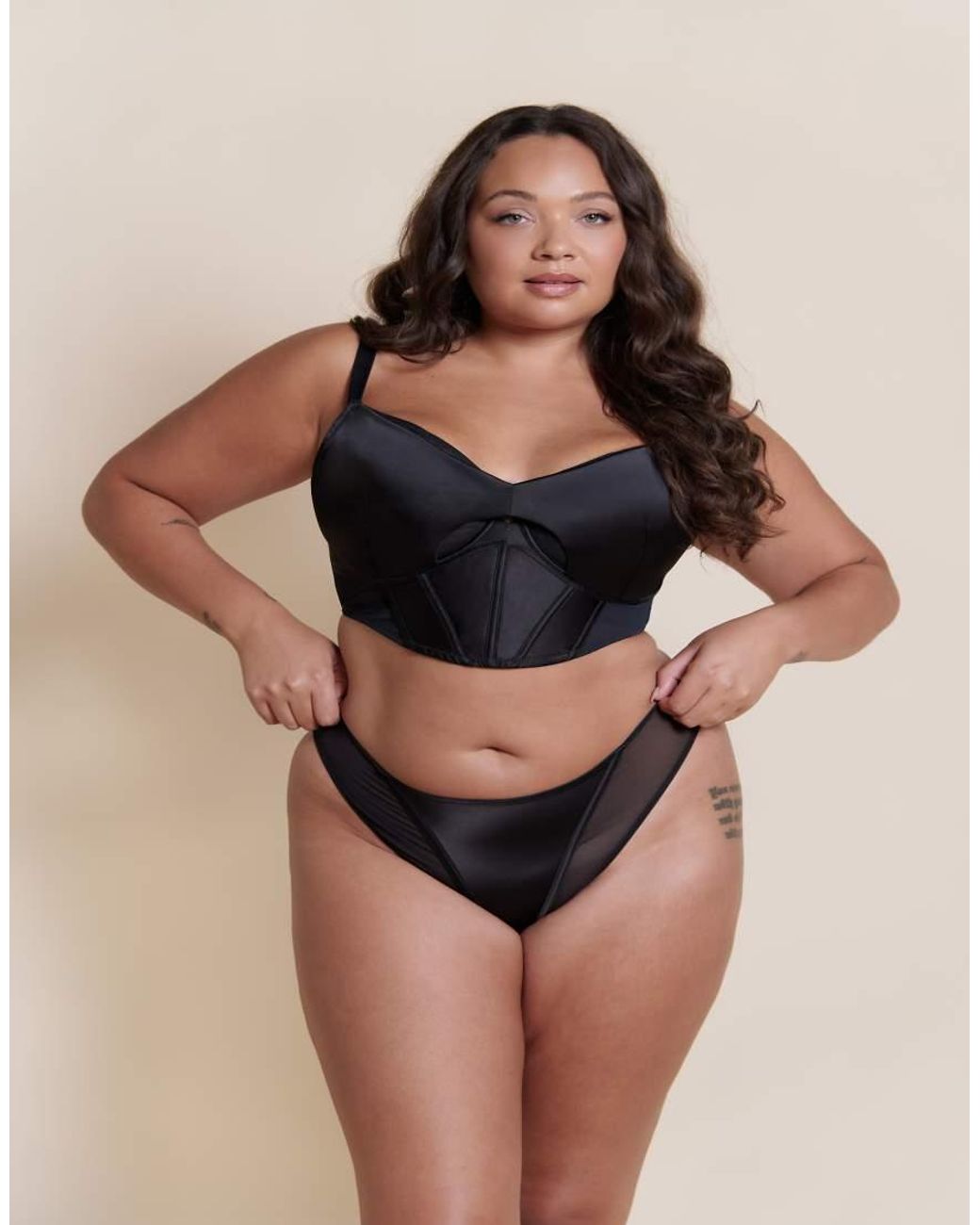 Curvy Kate Black Unapologetic Longline Balcony Bra Fuller Bust