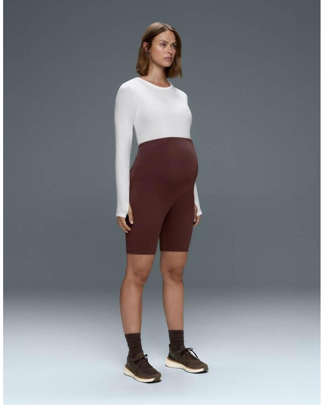 Oysho Red Maternity Comfortlux 20cm leggings