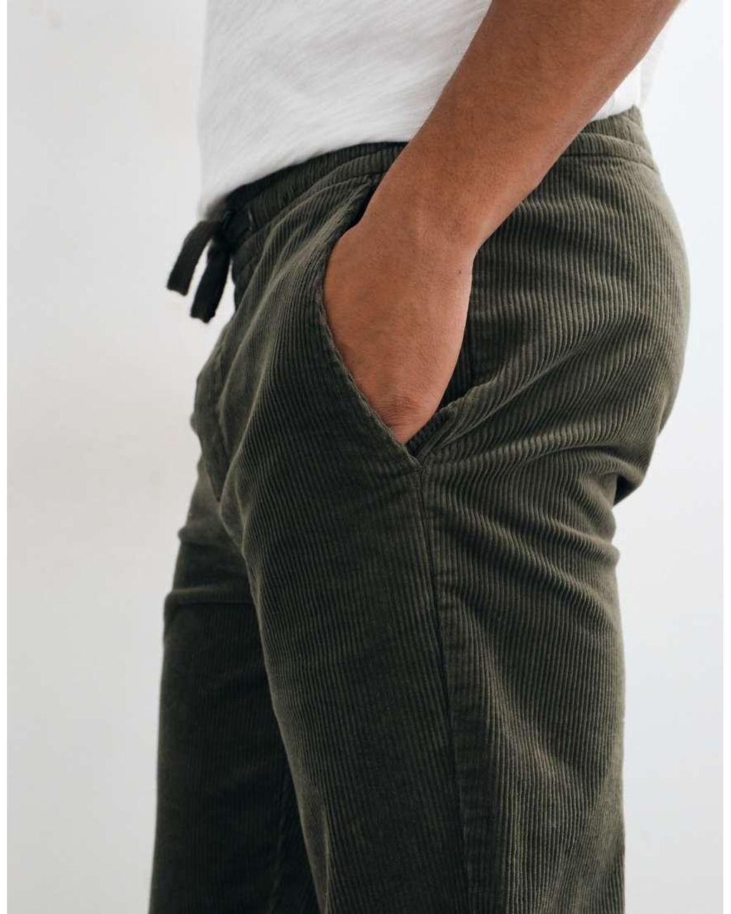 Only & Sons Gray Tapered Cord Trouser for men