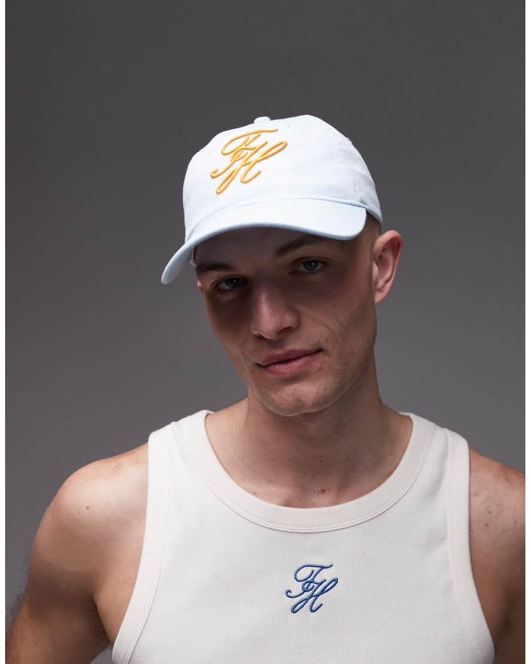 Tommy Hilfiger Blue Script Logo Cap for men