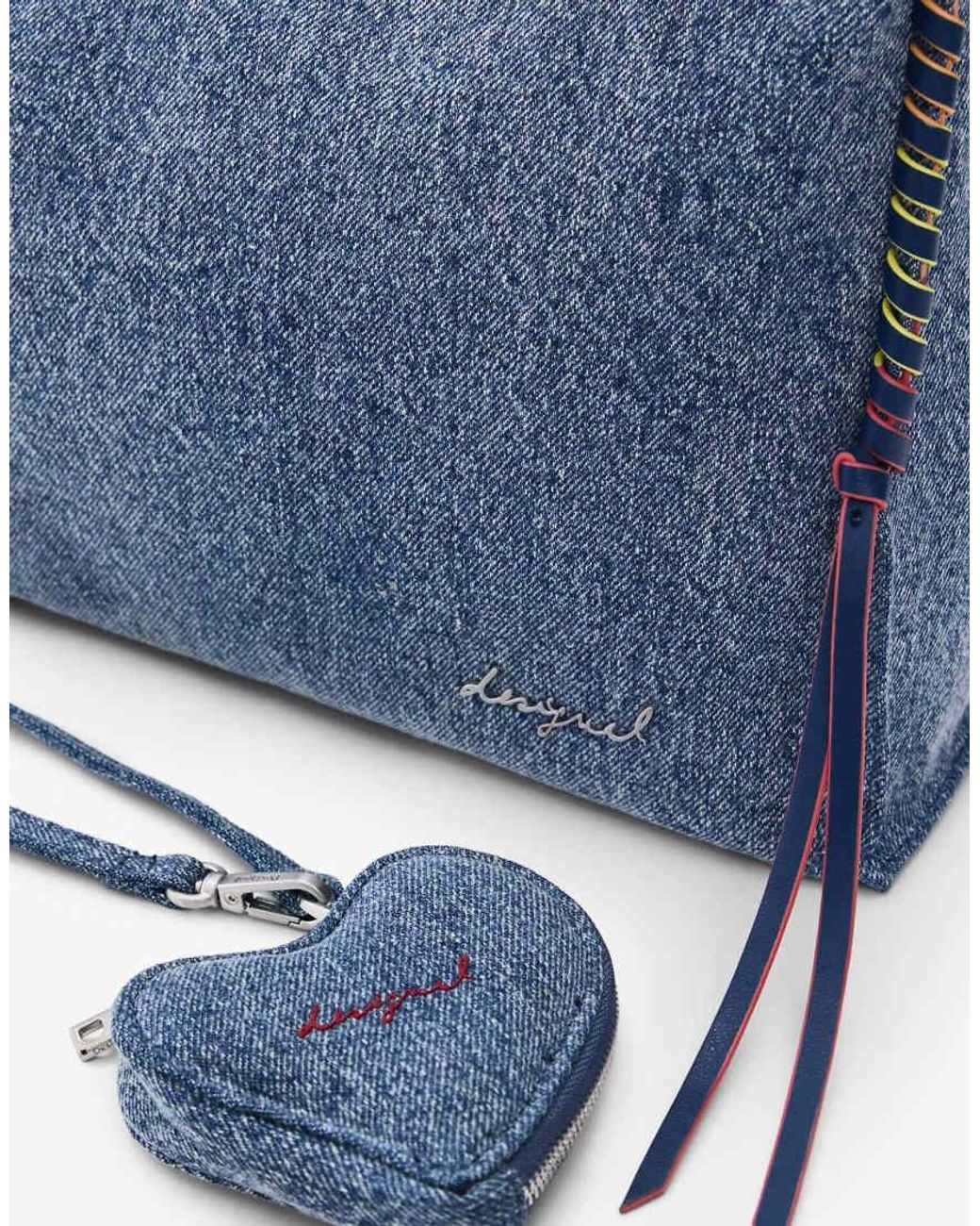 Borsa Grande di Desigual in Blue