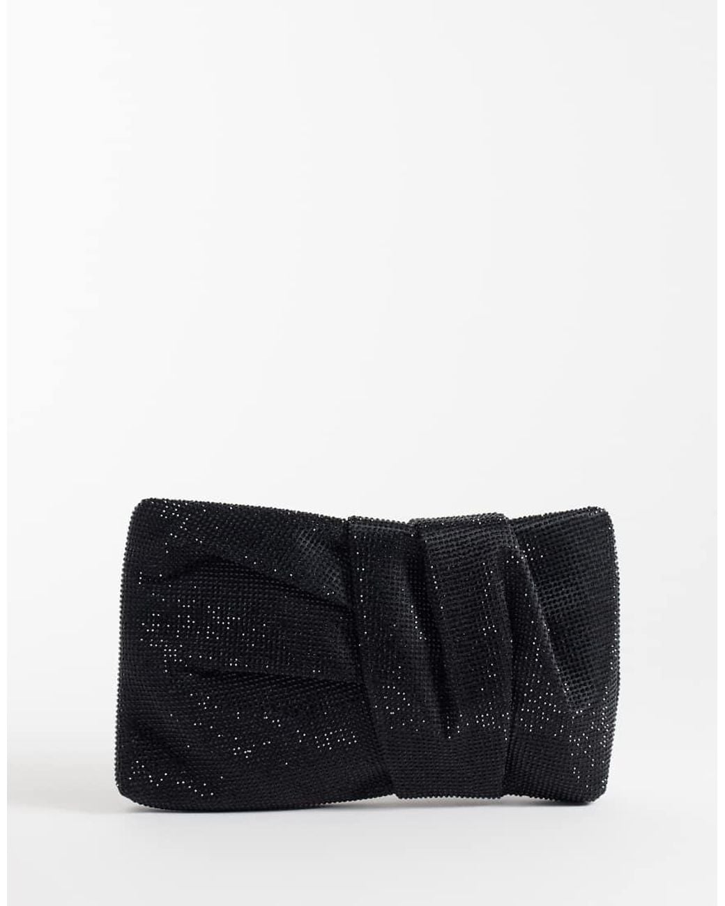 True Decadence Black Clutch Bag