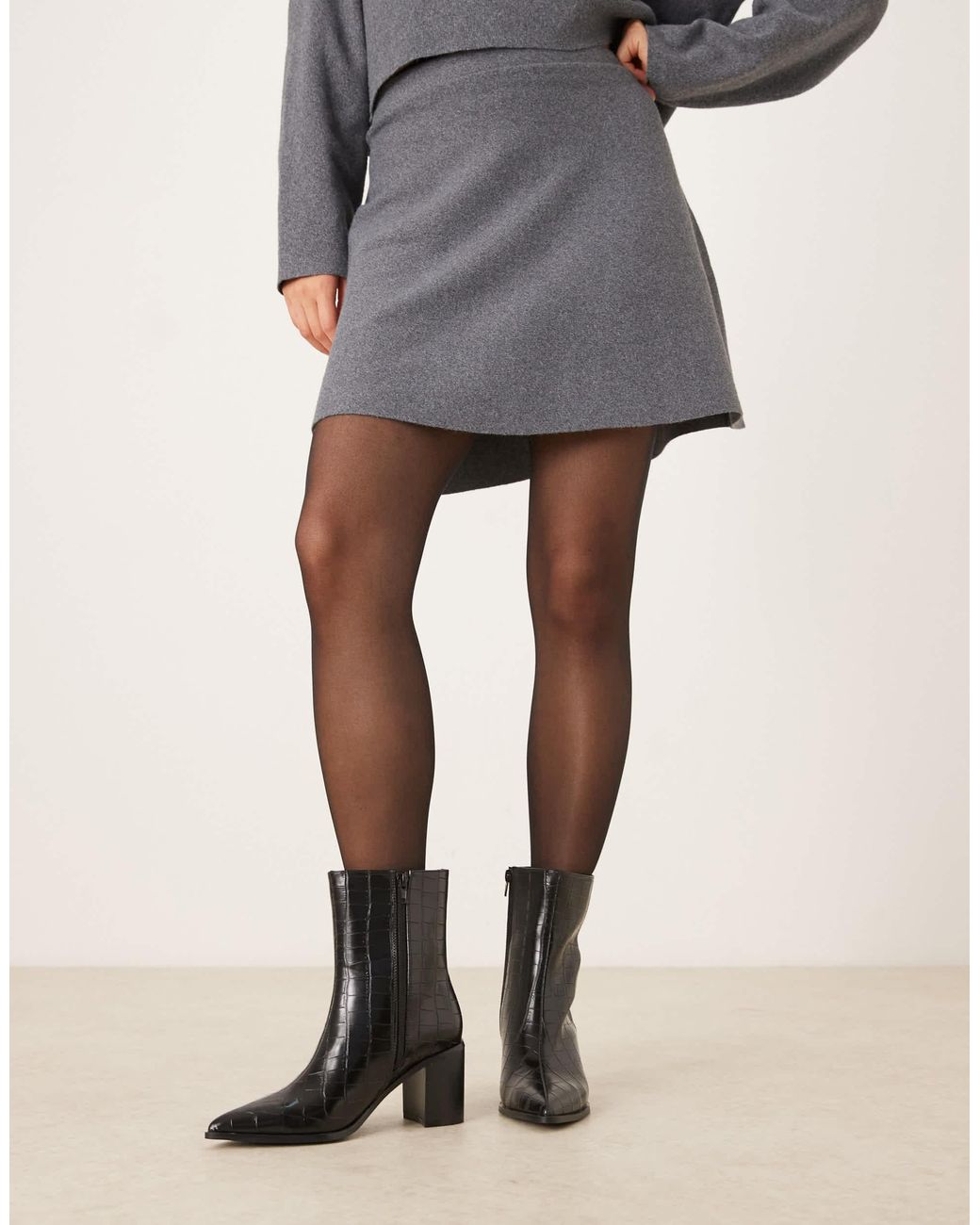 Glamorous Natural – ankle boots