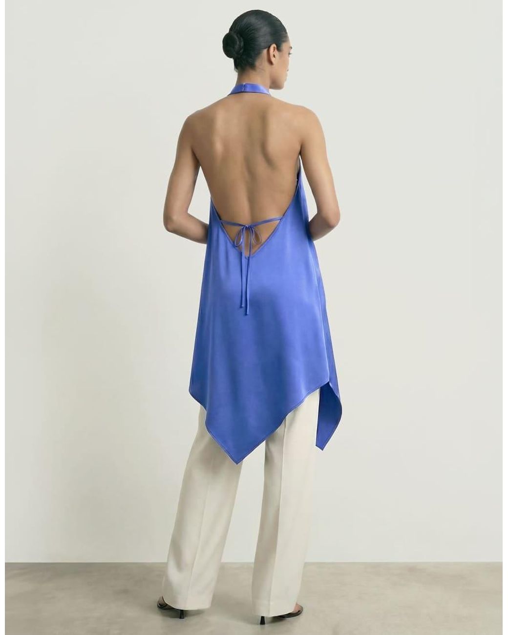 HYPEDROP Blue Halterneck Dress