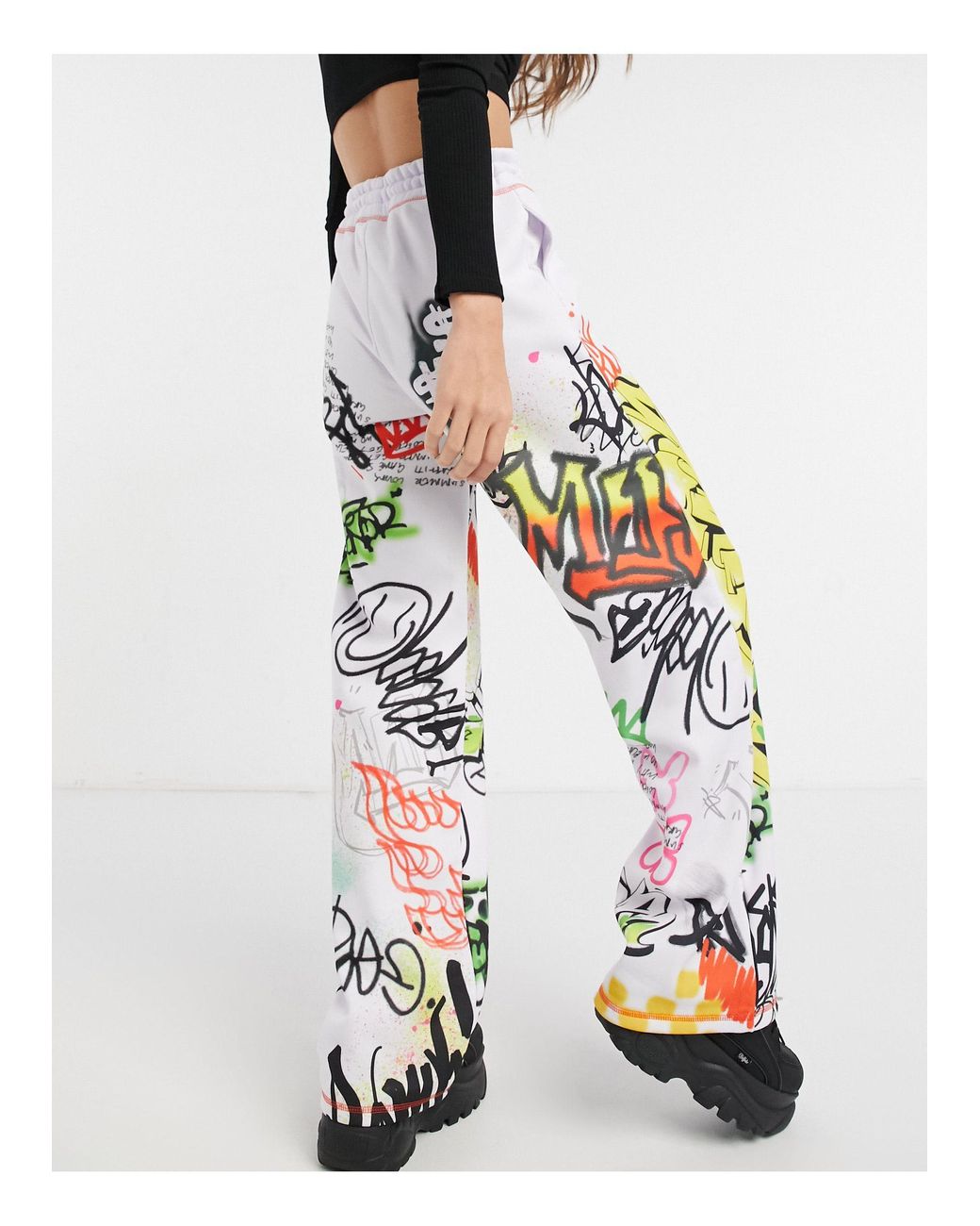 Jaded London Relaxed Wide Leg Trackies 
