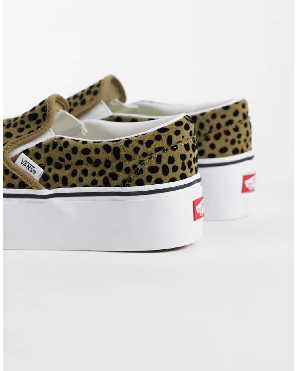 Vans White Classic Slip-on Stackform Sneakers