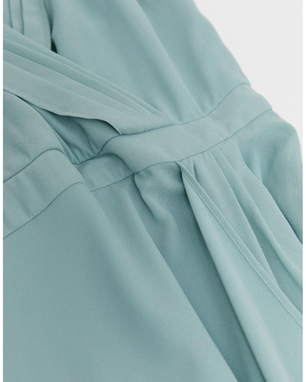 tfnc bridesmaid exclusive cami wrap maxi dress with fishtail