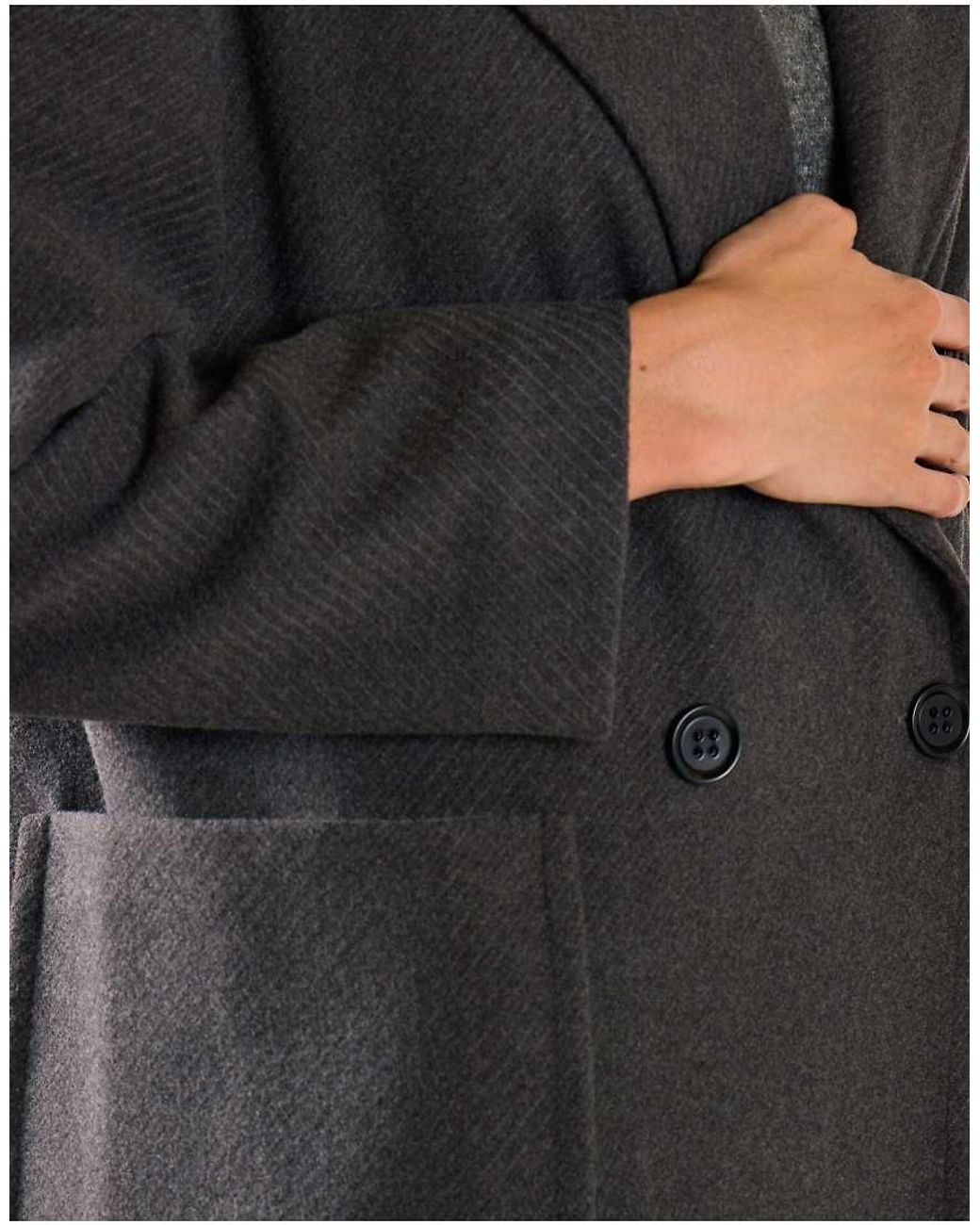 Glamorous White Lapel Collar Midi Coat