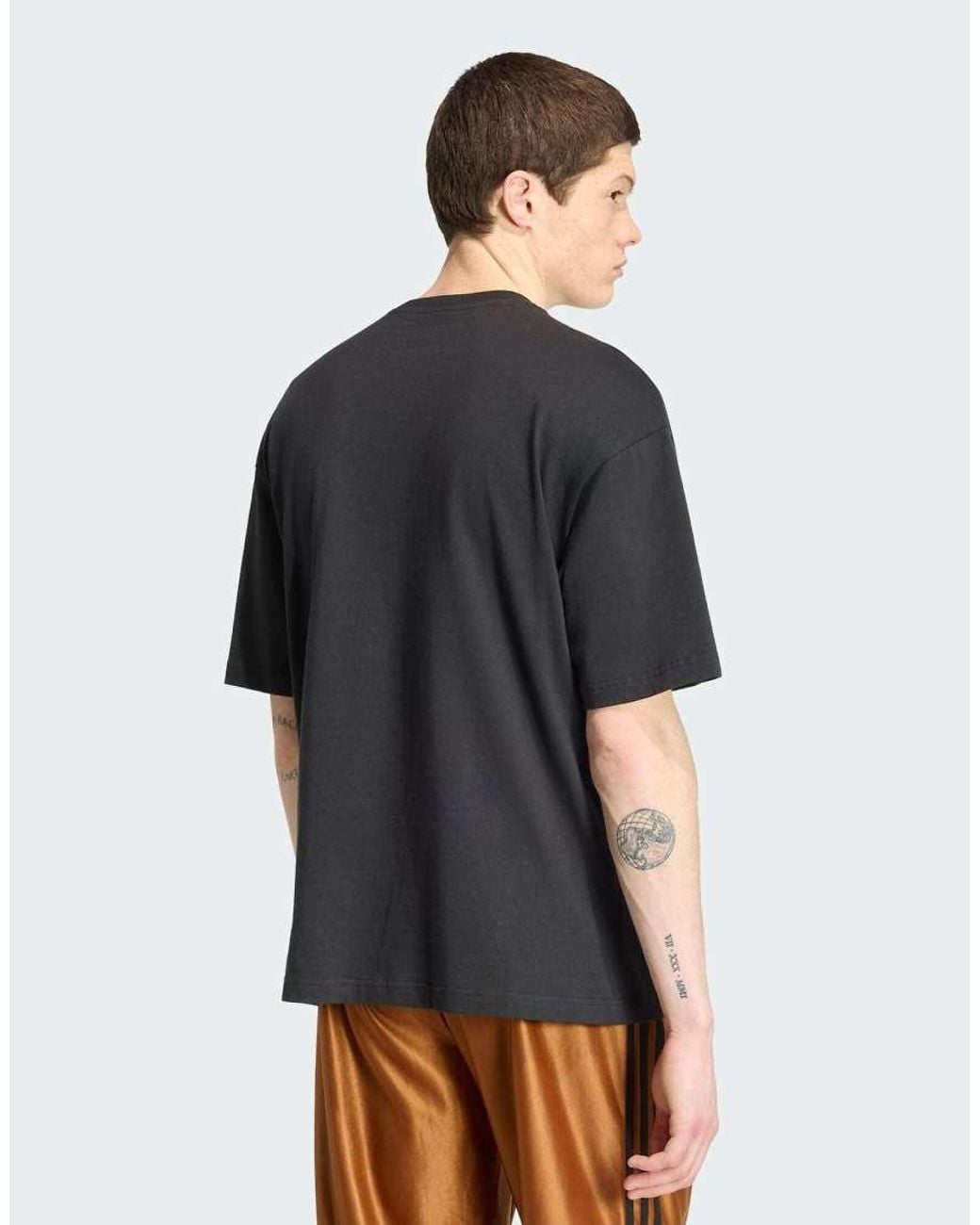 Adidas Originals Gray Camo Tee Tongue Label T-shirt for men