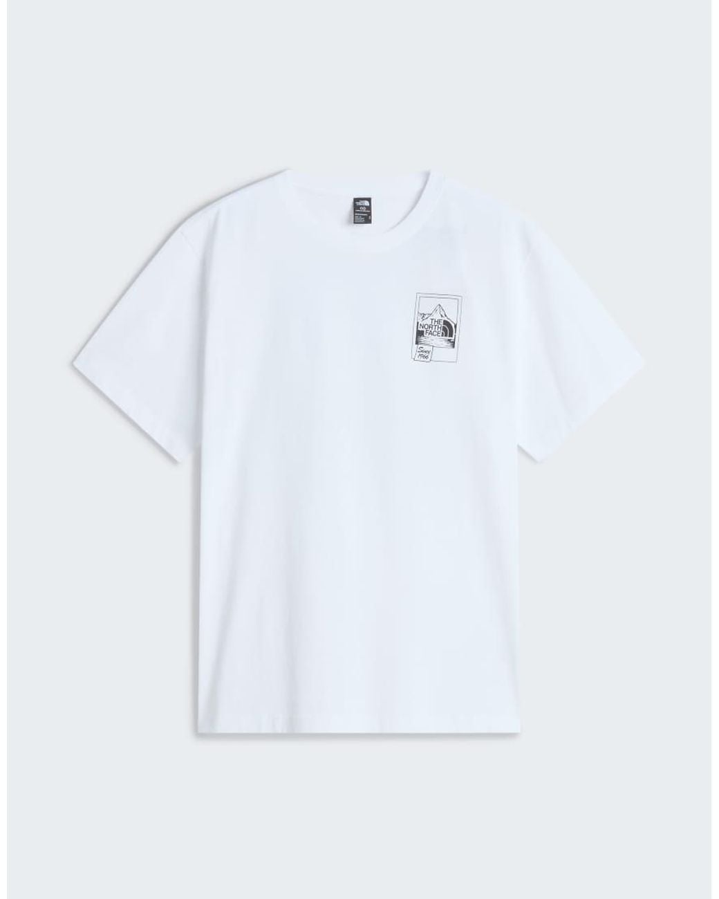 The North Face White M Photo Souvenir Relaxed Ss Tee for men