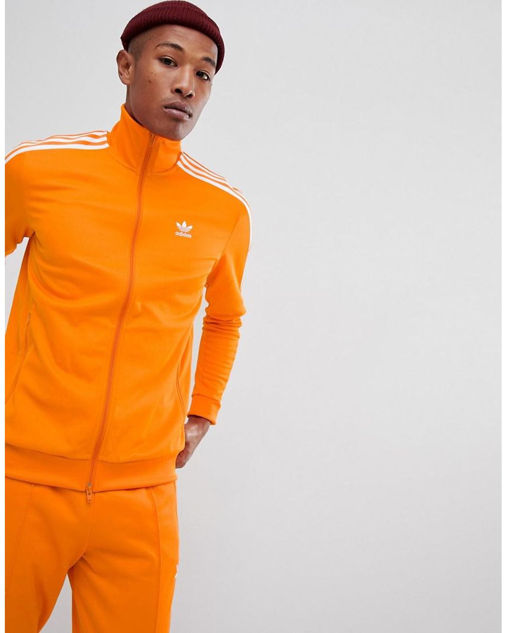 Beckenbauer adidas Originals pour homme en coloris Orange | Lyst
