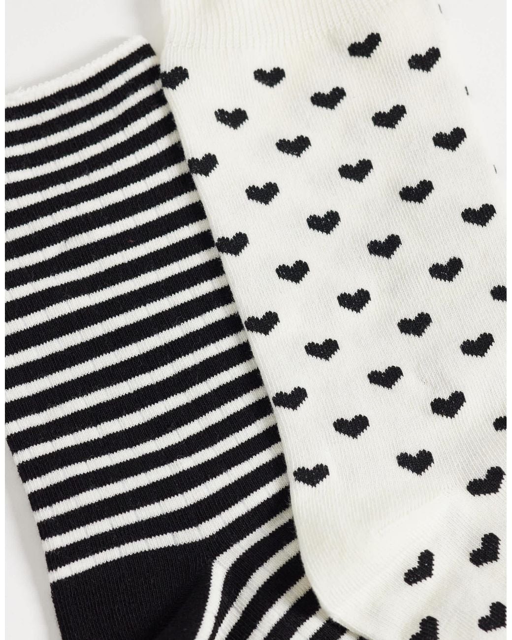 Lindex White 4 Pack Socks
