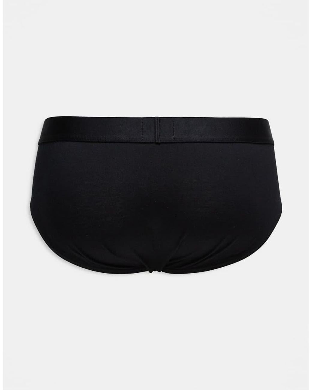 Boss Black 3-pack Front Icon Logo Hipster Briefs for men
