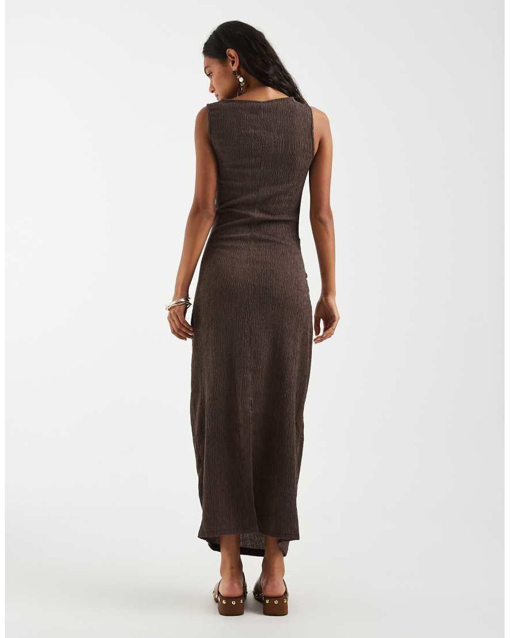ONLY Multicolor Ruched Detail Maxi Dress