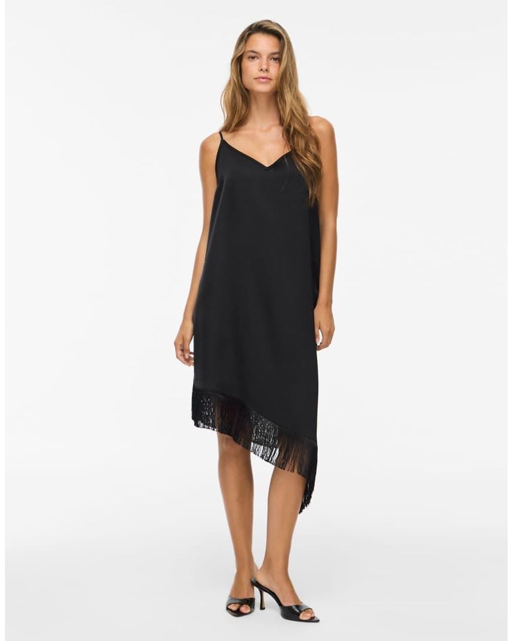 Vila Black Slip Dress