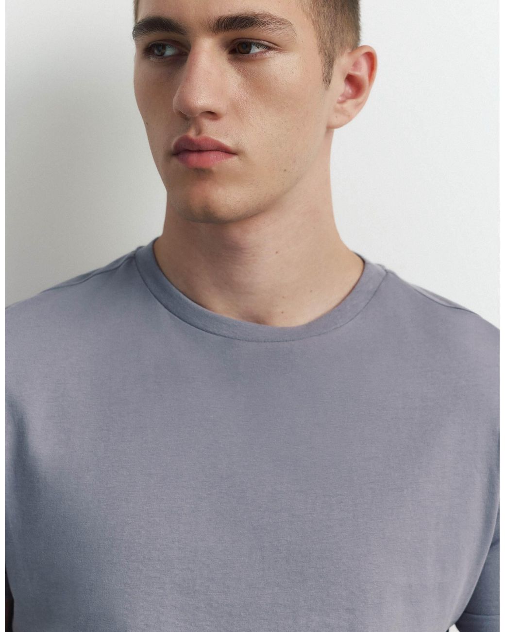 Pull&Bear – basic-muskelshirt in Blue für Herren